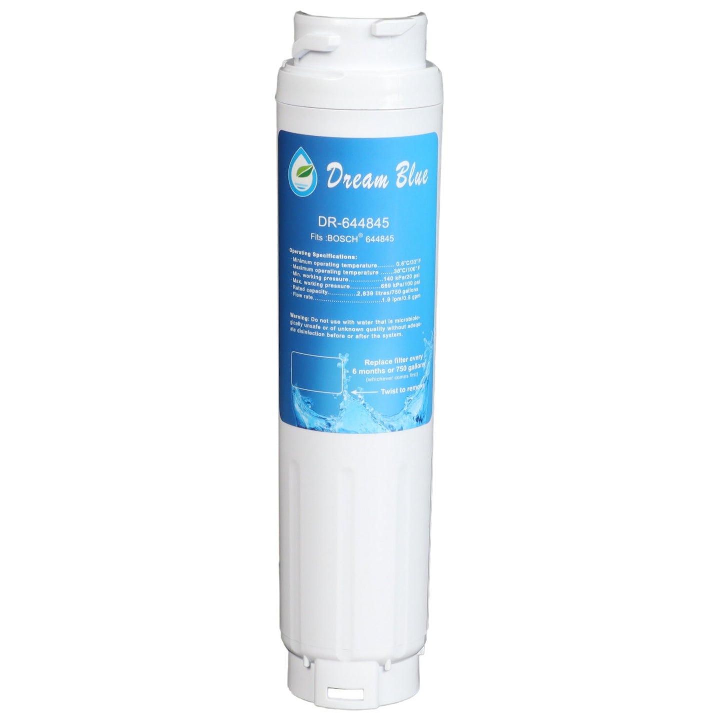 Generic Internal Fridge Filter for Bosch DR-644845 & UltraClarity®