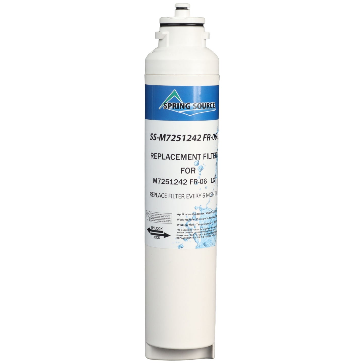 Generic Internal Fridge Filter SS-M7251242FR-06-S