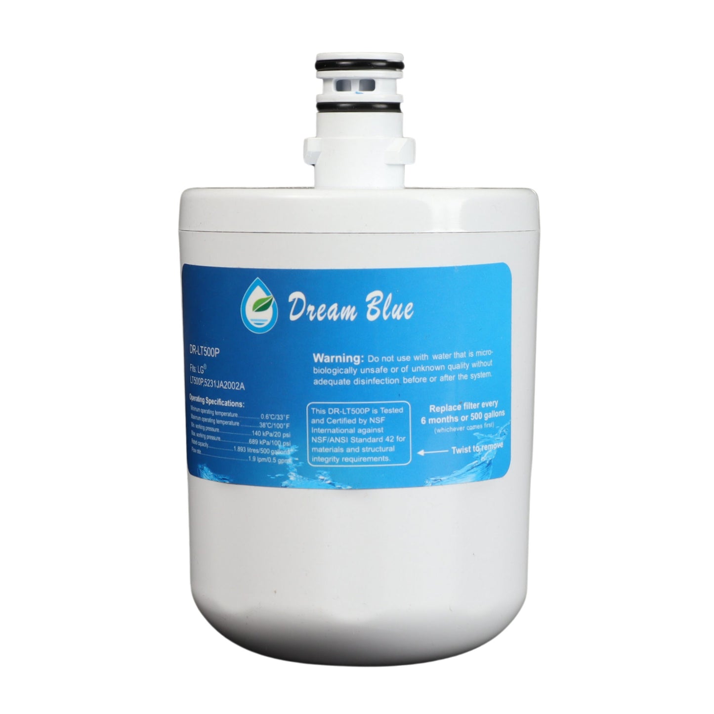 Generic Internal Fridge Filter for LG - LT500P