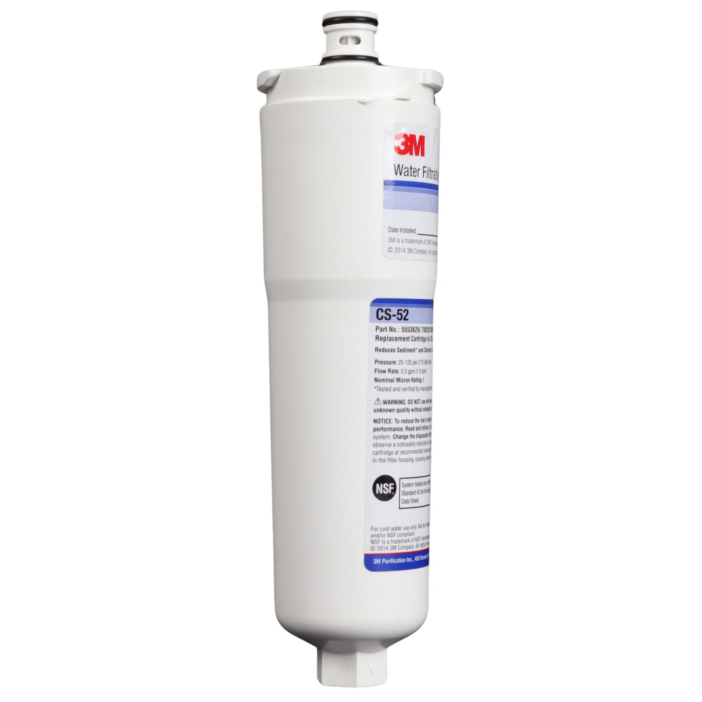 3M CS-52 / 5553629 / Bosch 640565 Refrigerator Water Filter